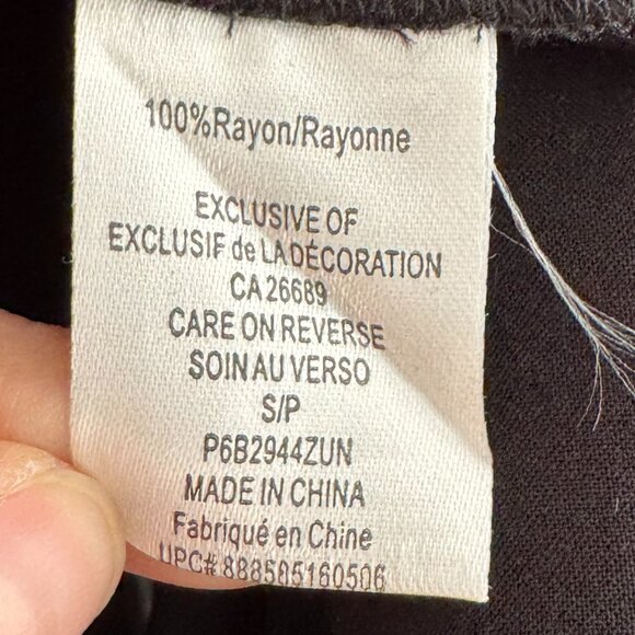 Parker Black Embroidered Boho Blouse, size Small - Picture 4 of 7